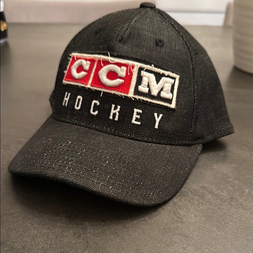 CCM Black and Red Hockey Cap
